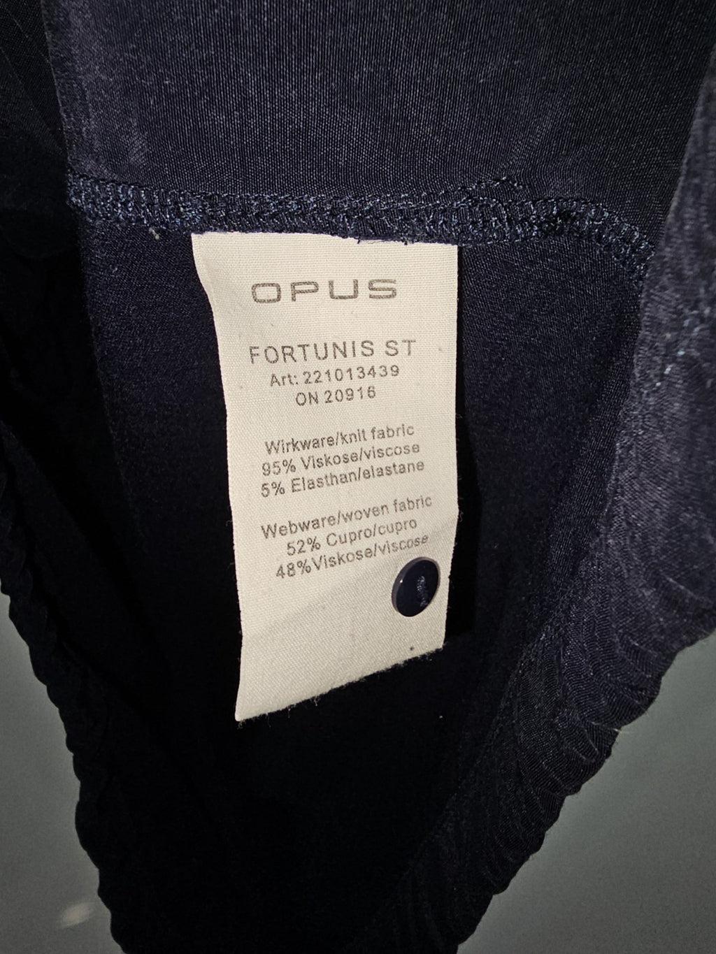 EK7289 Damen Bluse von Opus, Dunkelblau, Gr. 383