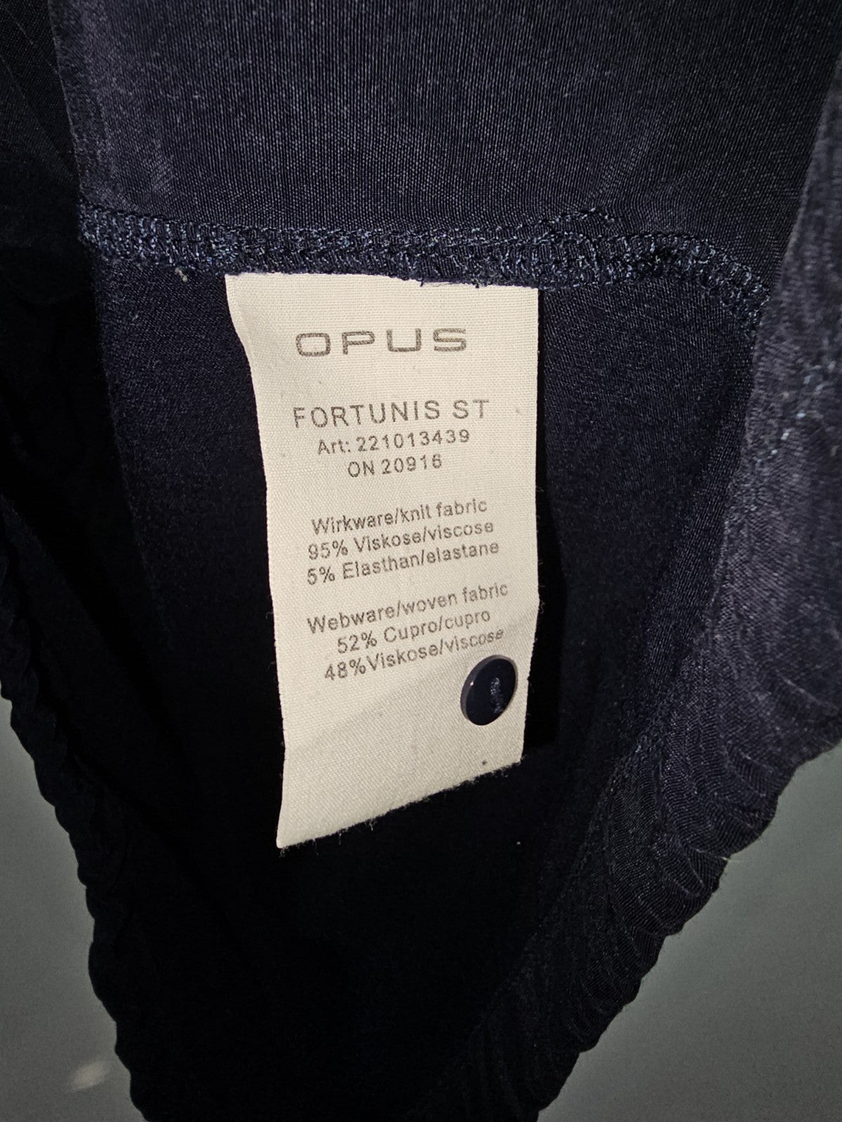 EK7289 Damen Bluse von Opus, Dunkelblau, Gr. 383