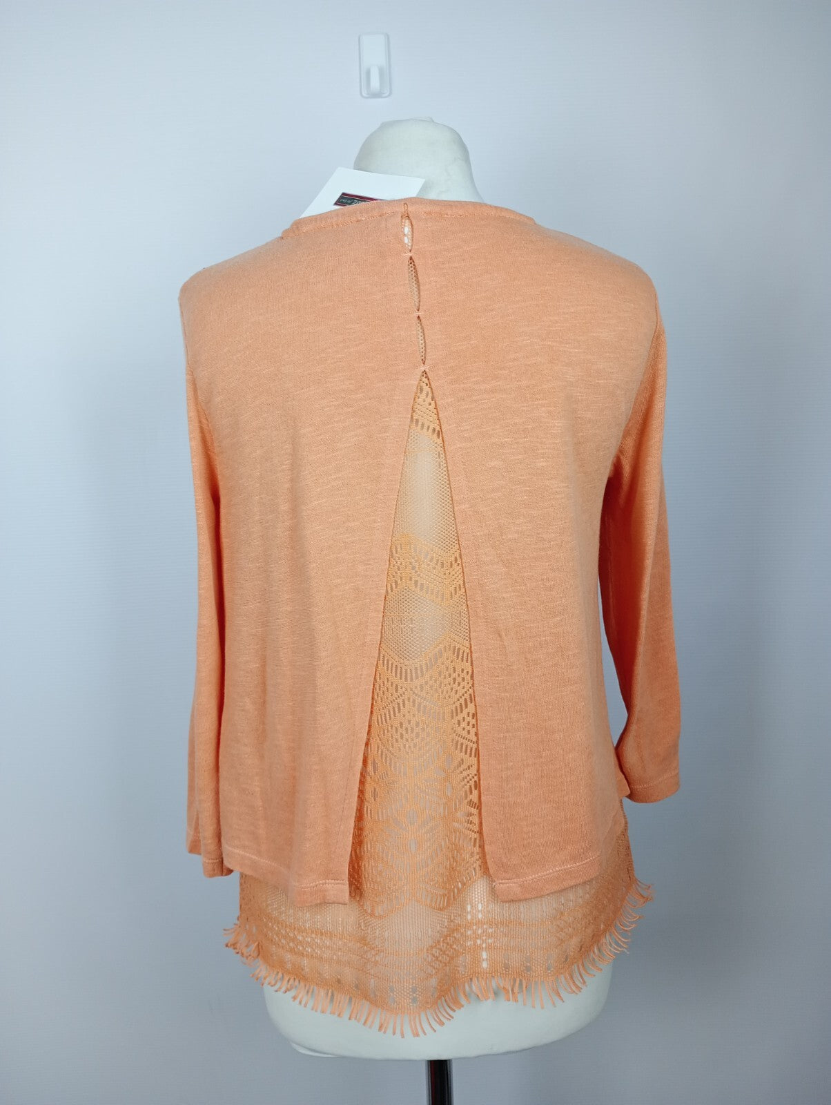 EK0379 Damen Shirt von Tom Tailor, pastellorange, Gr. XS5