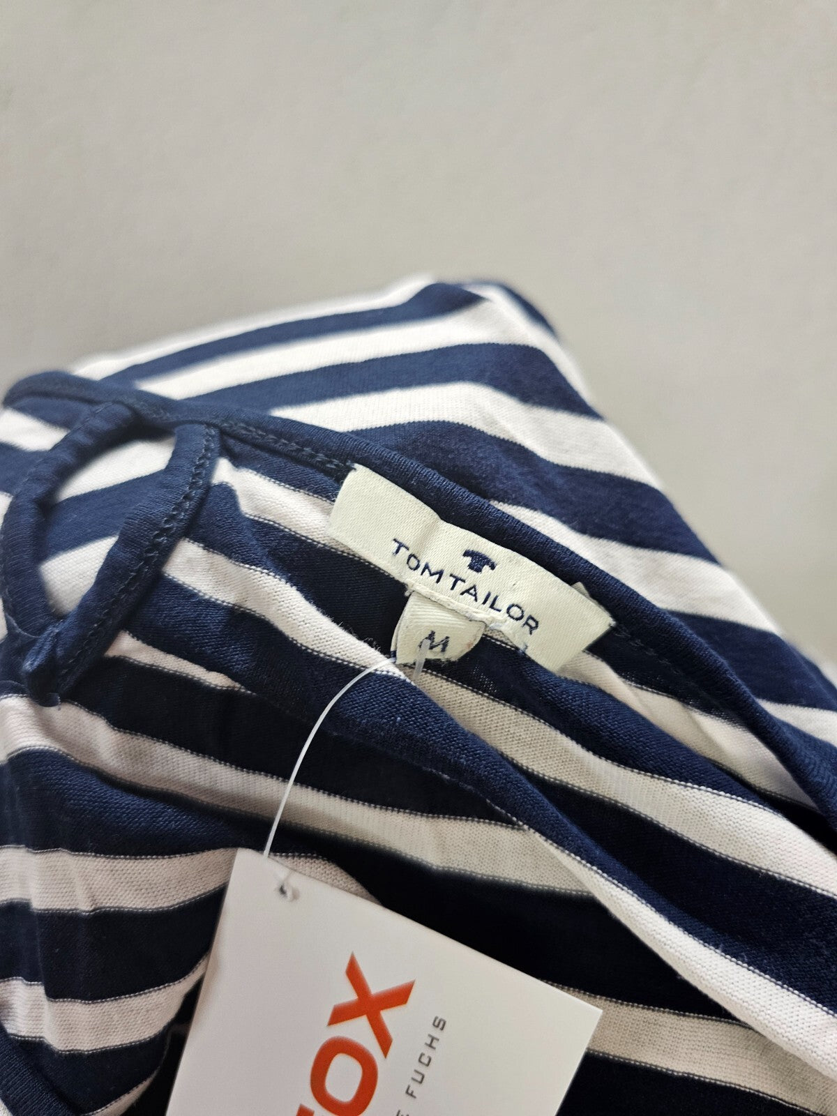 EK6239 Damen T-Shirt von Tom Tailor, blau weiß-gestreift, Gr.M3