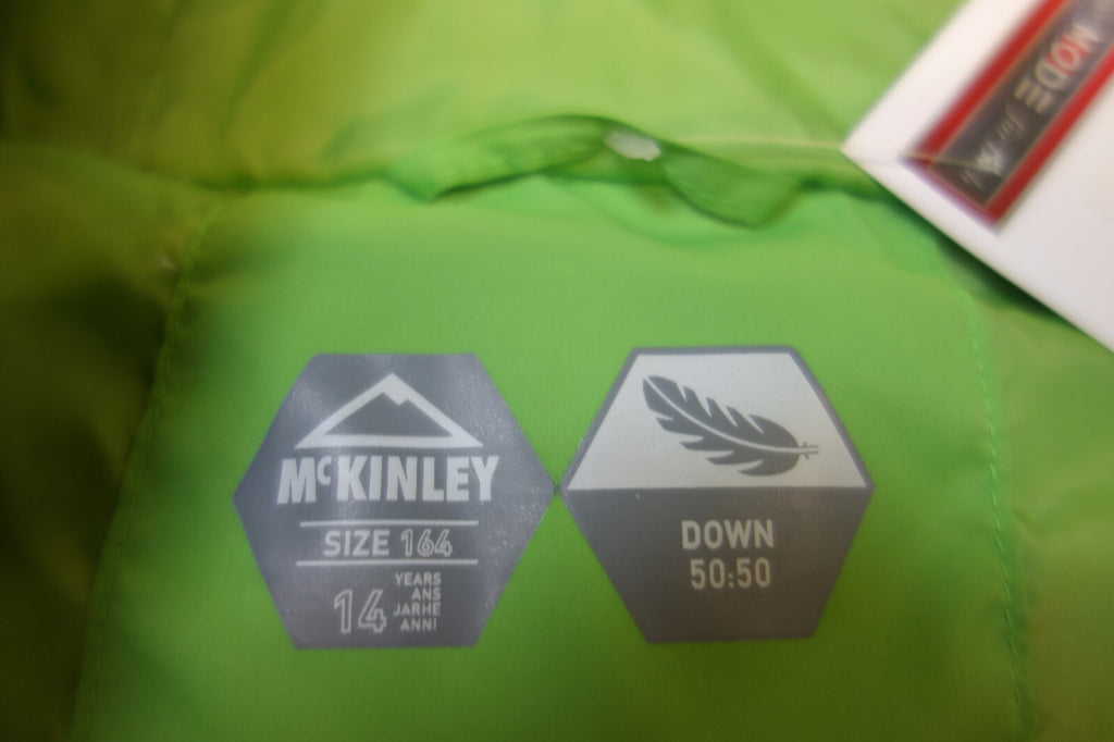 EK1558 Kinder Winterjacke von Mc.Kinley, grün/lila, Gr. 1644
