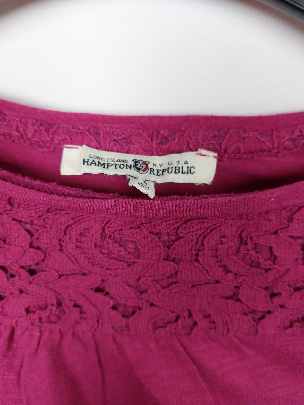 EK4319 Mädchen Langarmshirt von Hampton Republic, fuchsia, Gr. 146/1522