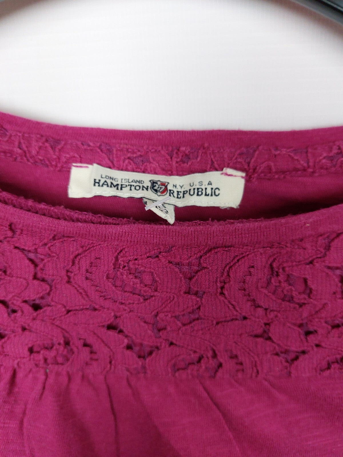 EK4319 Mädchen Langarmshirt von Hampton Republic, fuchsia, Gr. 146/1522