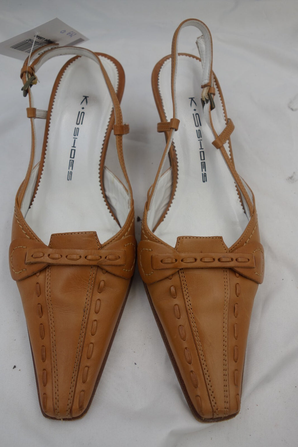 ES0642 Damen Sandalen von K+S Shoes, hellbraun, Gr. 371