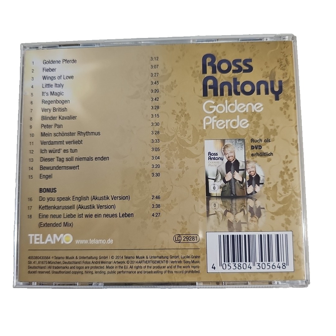 EB2684 Goldene Pferde  von Ross Antony (CD, 2014) (Bonus Tracks)1