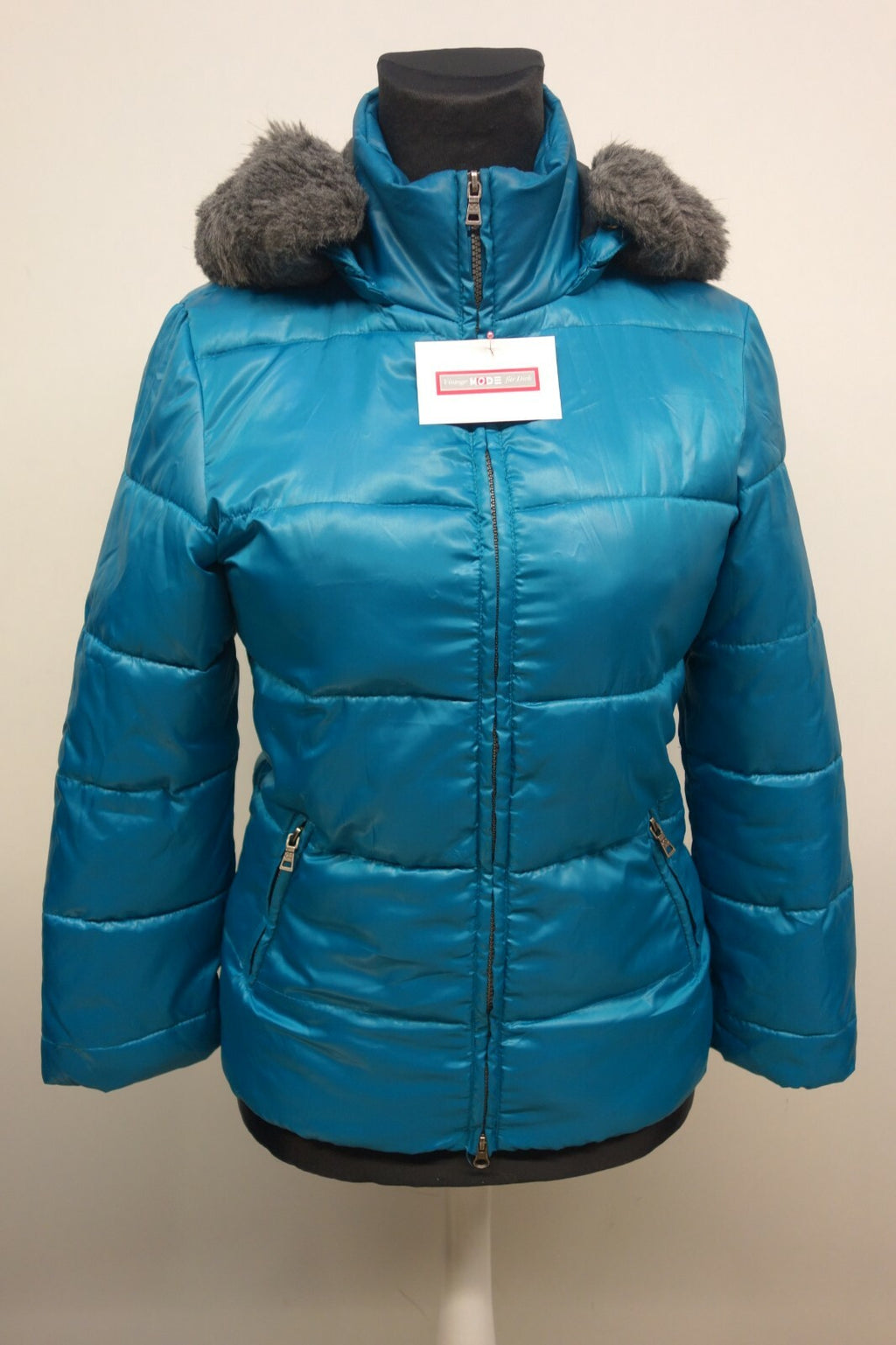 EK1392 Damen Winterjacke von Street One, blau, Gr.0