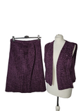 EK6775 Damen Rock Zweiteiler von Auantgarde, Lila, Gr.360