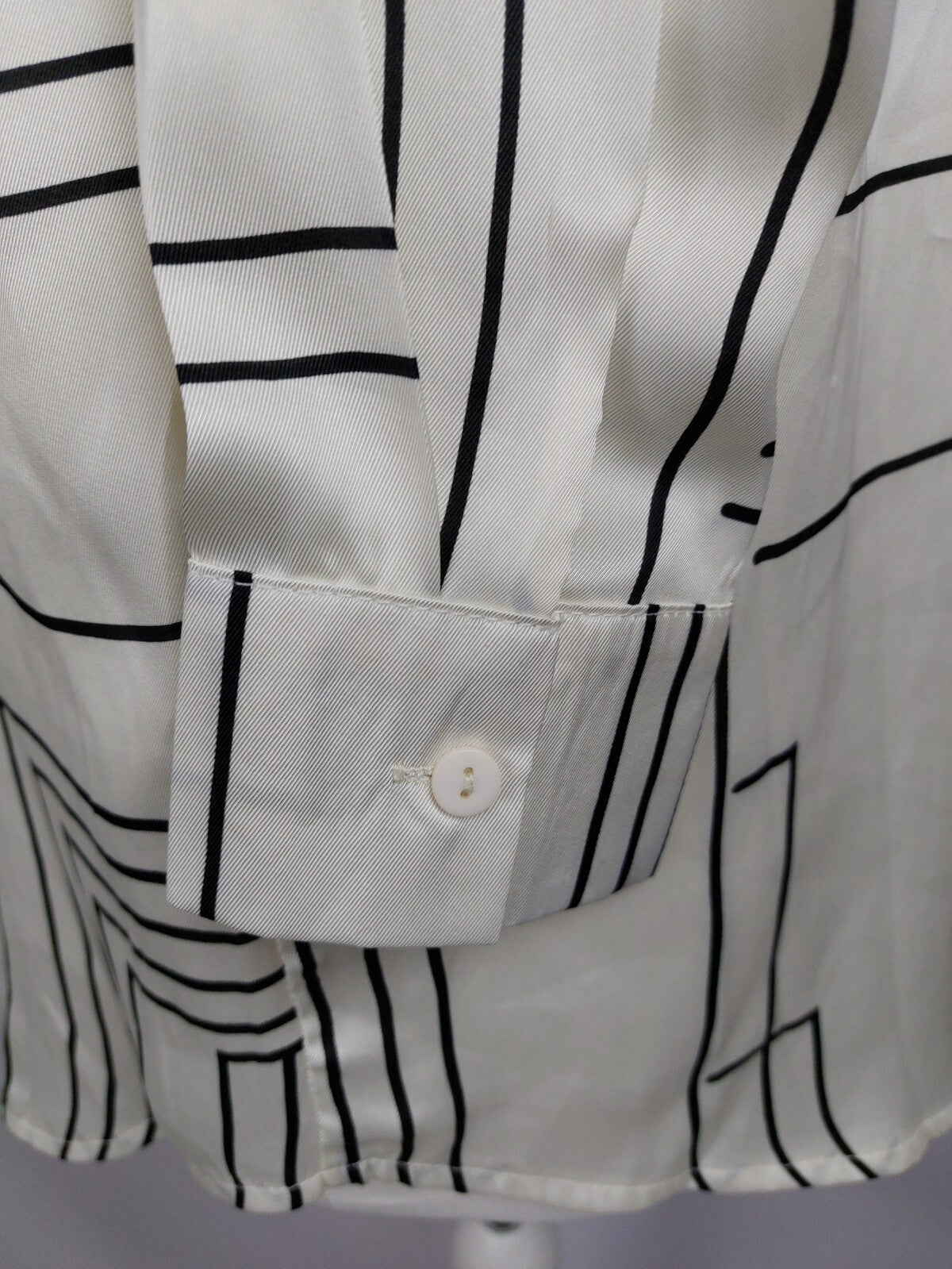 EK4497 Damen Bluse von Guts&Gusto, weiß/schwarz, gr. S4