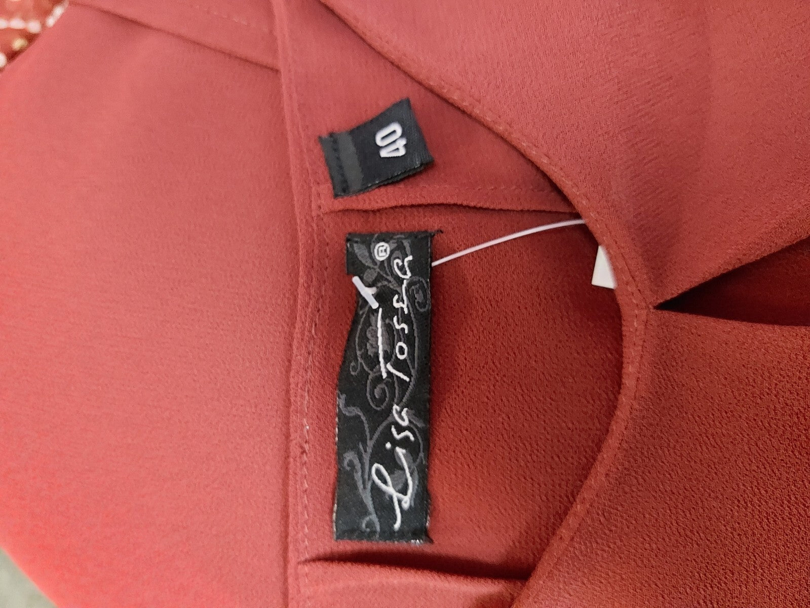 EK4204 Damen Shirt von Lisa Tossa, dunkelrot, Gr. 403