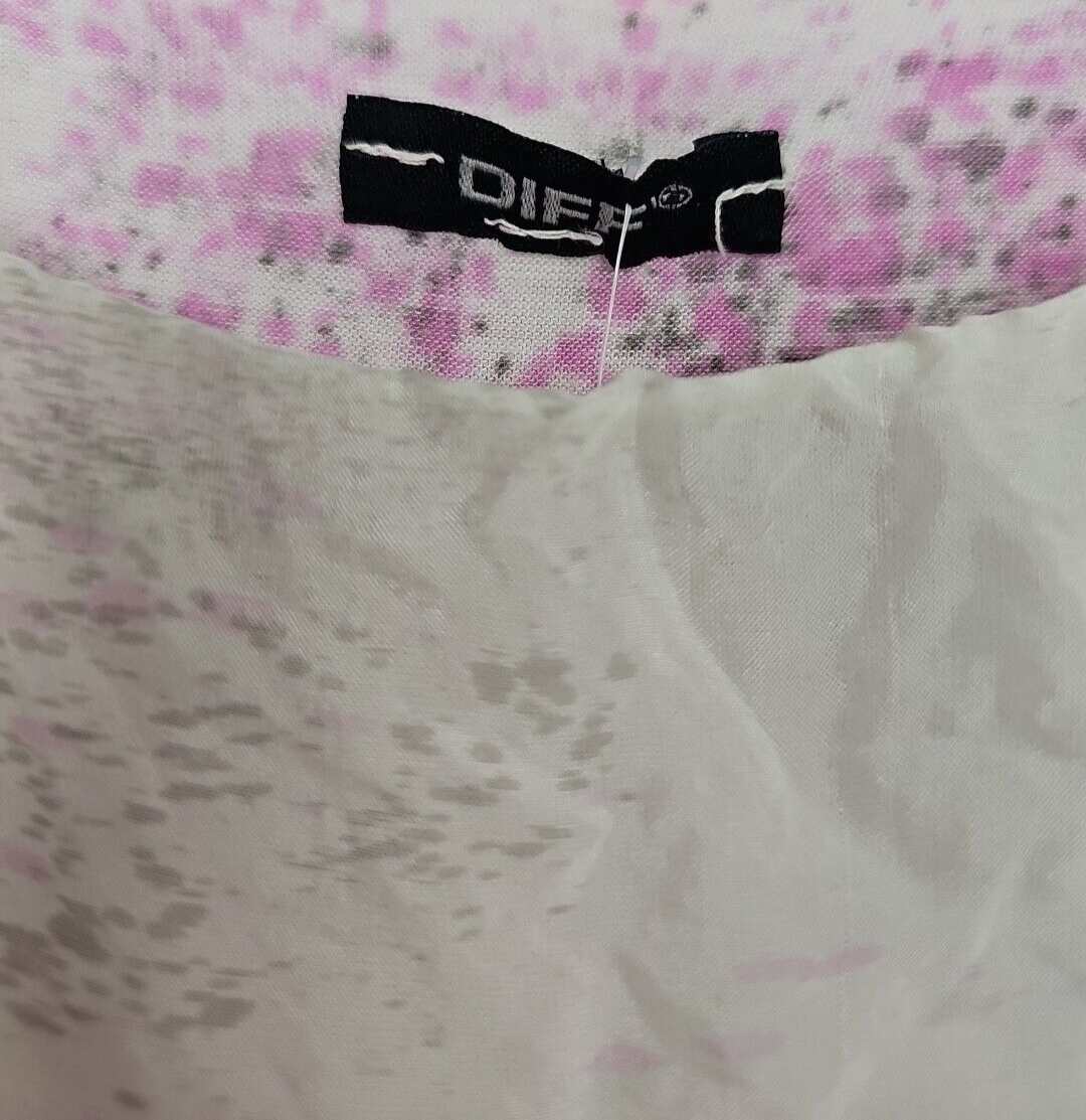 EK2192 Damen Trägershirt von Diff, rosa-weiß, Gr.L2