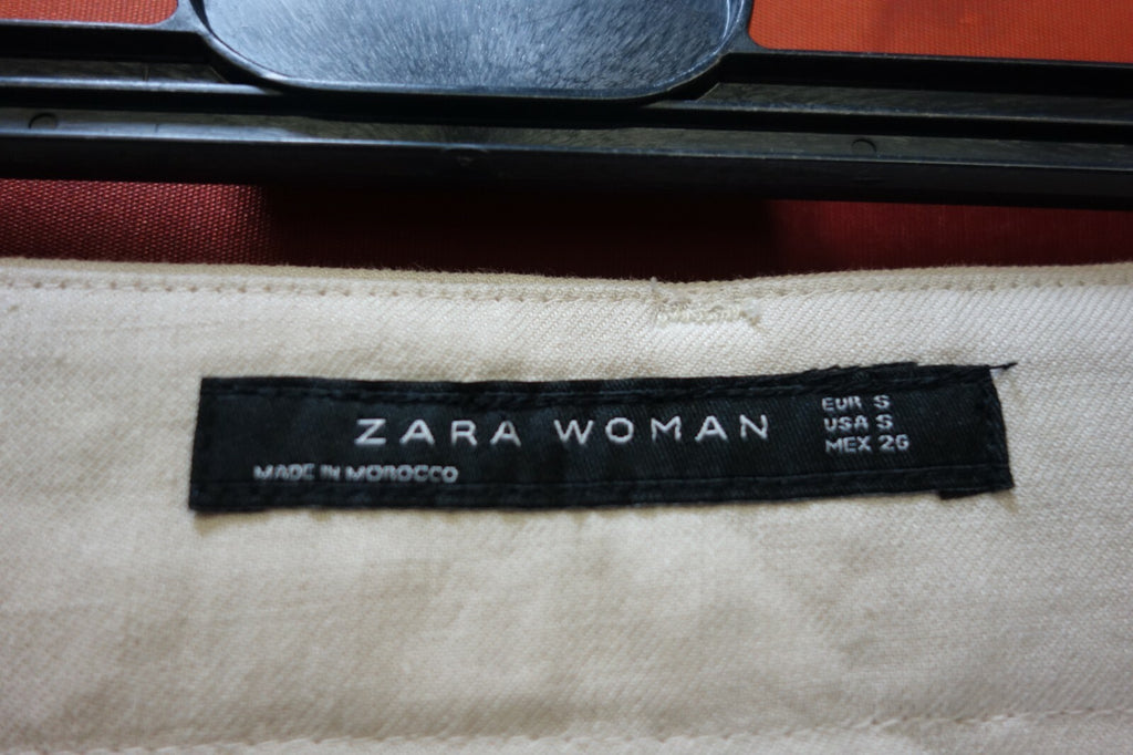 EK0162 Damen Hose von Zara, beige, S2