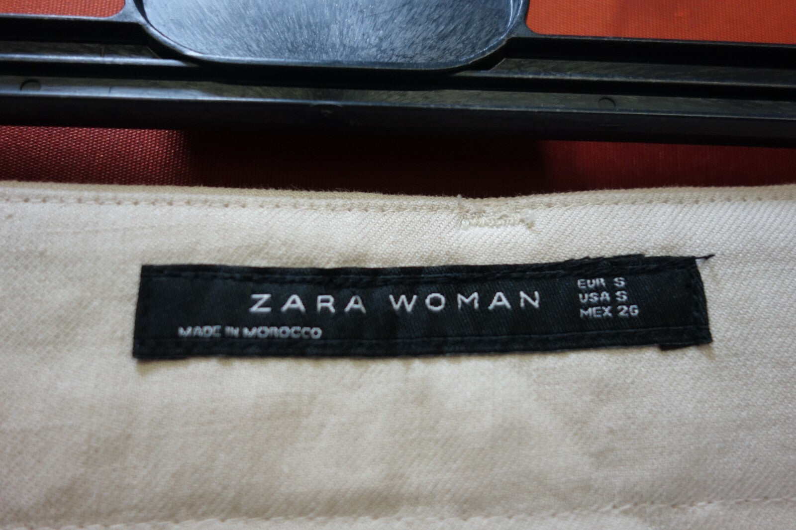 EK0162 Damen Hose von Zara, beige, S2