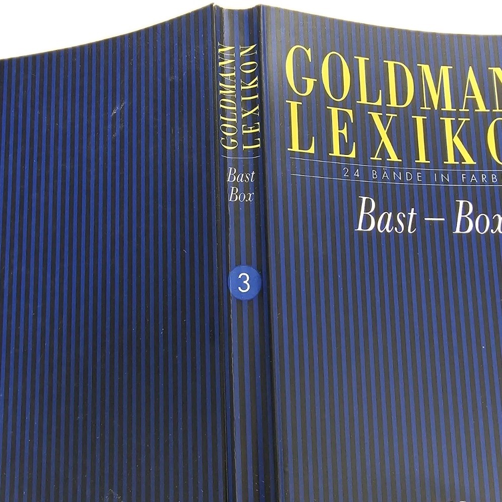 EB3918 Goldmann Lexikon, 24 Bänder in Farbe: Band 3, Bast-Box1