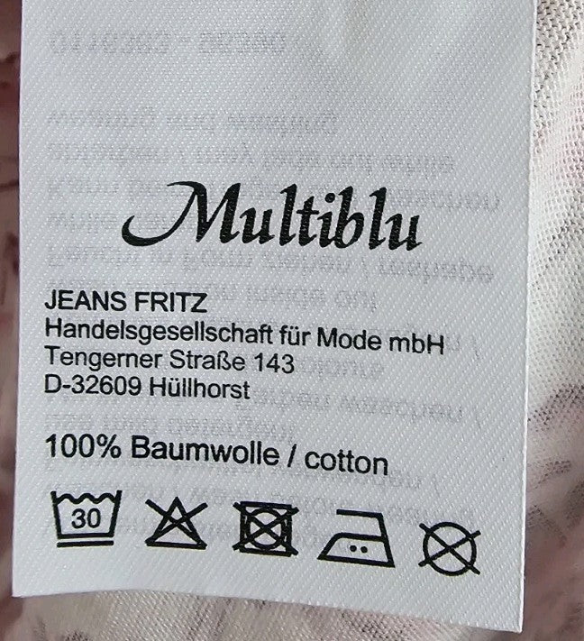 EK10328 Damen T-Shirt Multiblu Gr.42 Rosa2