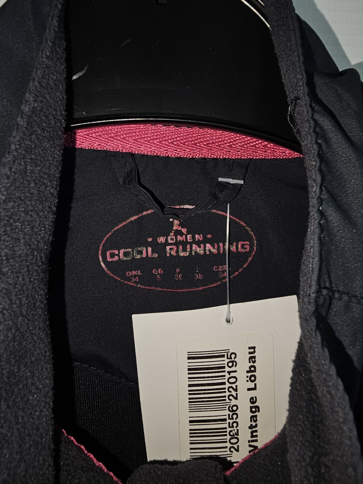 EK319 Damen Joggingjacke von Cool Running, Schwarz, Gr. 343