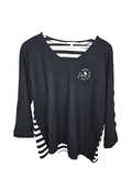 EK7329 Damen Langarmshirt von Street One, Dunkelblau, Gr.400