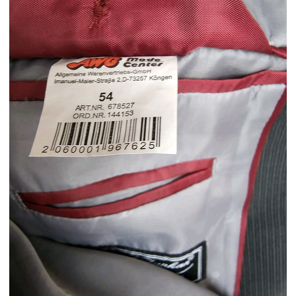 EK10798 Herren Anzug von AWG, Schwarz, Gr. 548