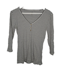 EK6843 Damen Sweatshirt von C&A, Schwarz/ Weiß, Gr.S0