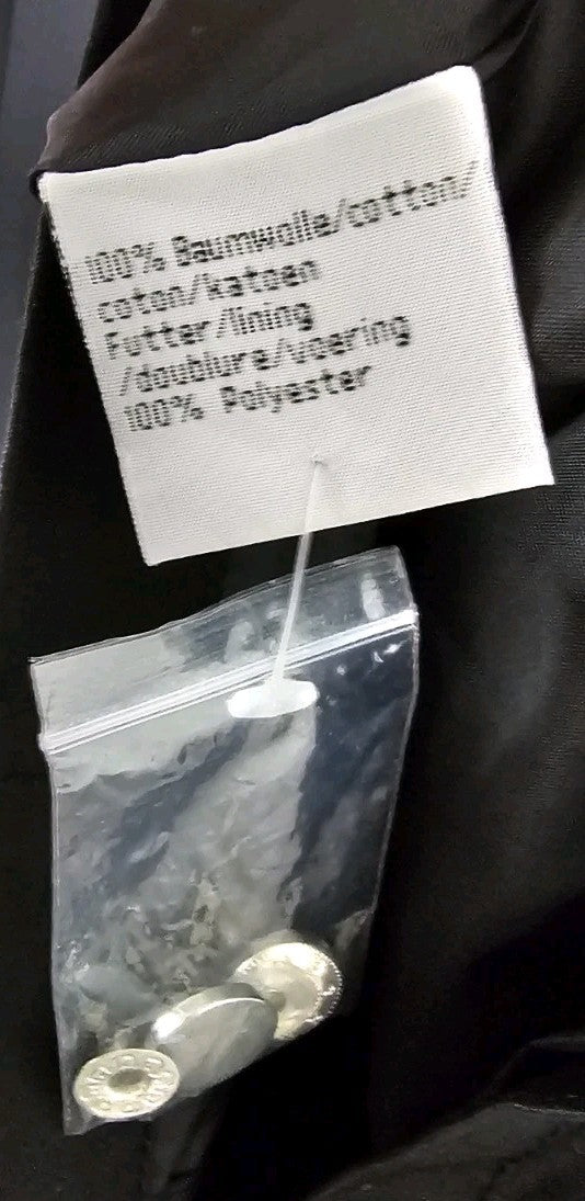 EK9759 Damen Mantel, Schwarz, Gr. Ca M/L5