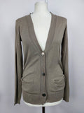 EK0444 Damen Strickjacke von "Comptoir des cotonniers", braun, Gr.S0