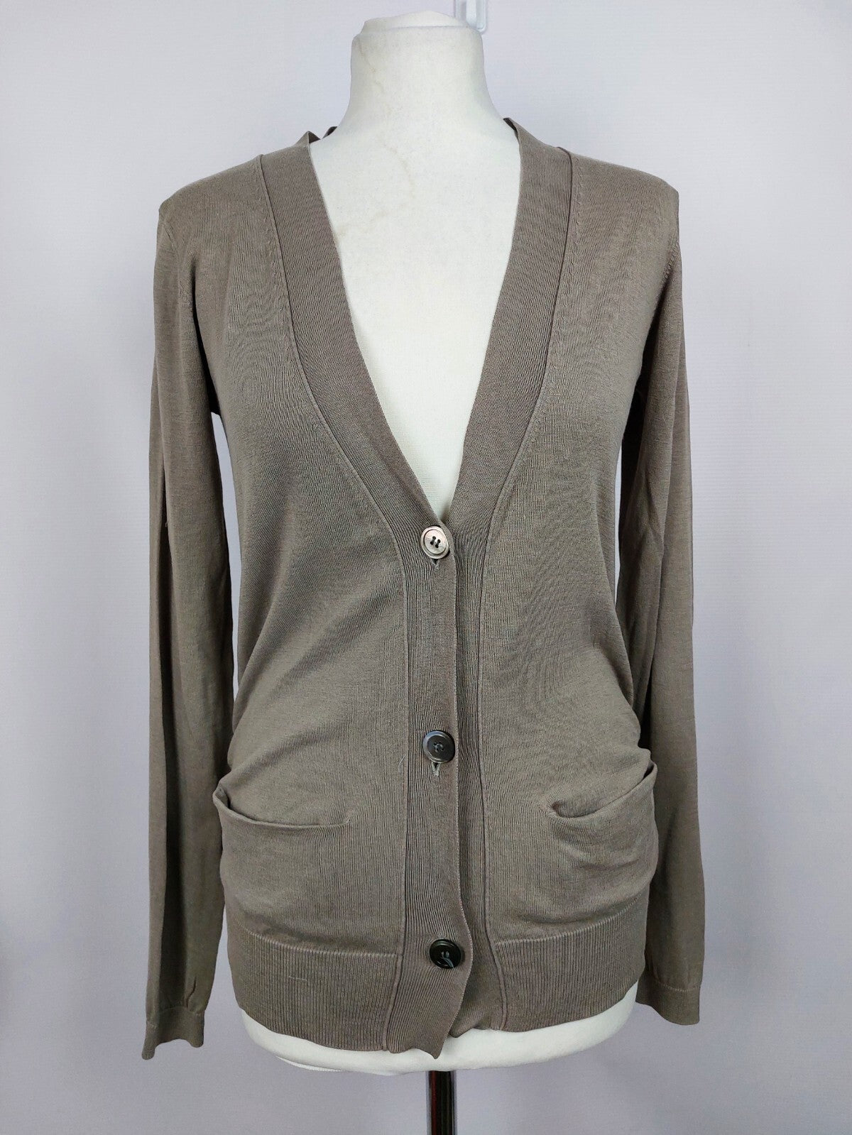 EK0444 Damen Strickjacke von "Comptoir des cotonniers", braun, Gr.S0