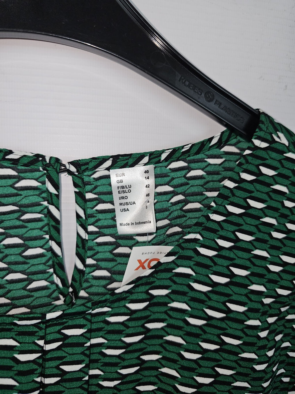 EK9068 Damen Bluse, Grün, Gr. 402