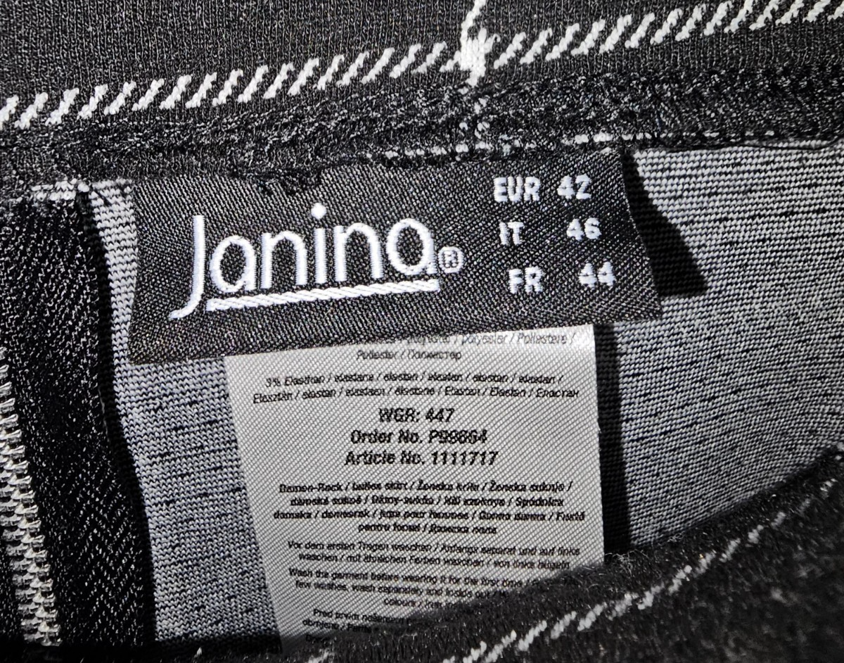 EK7745 Damen Rock von Janina, schwarz, Gr.421