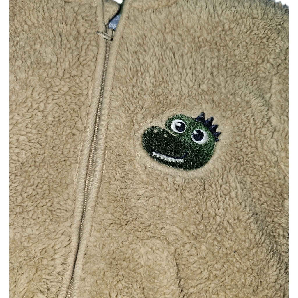 EK11330 Kinder Felljacke von Dopo Dopo, Braun, Gr. 681