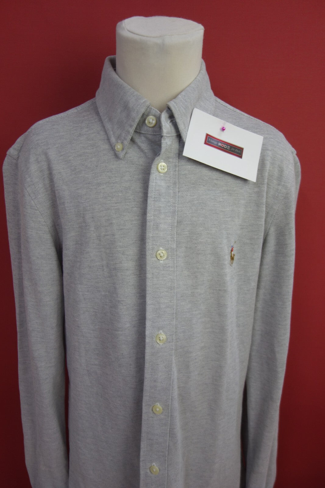 EK3968 Kinder Polo von Ralph Lauren, grau, Gr. S1