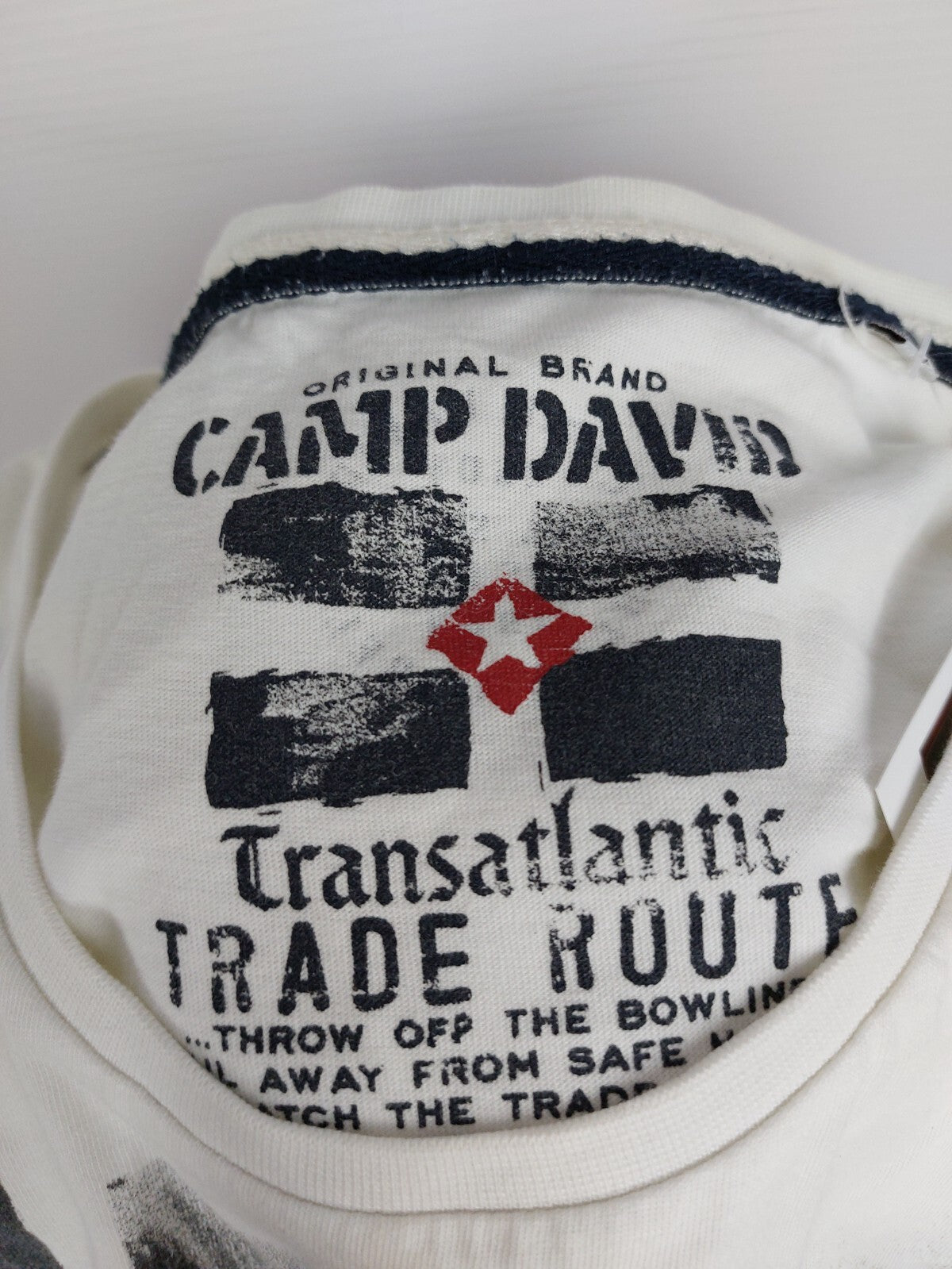 EK3499 Herren T-Shirt von Camp David, weiß, Gr.M6