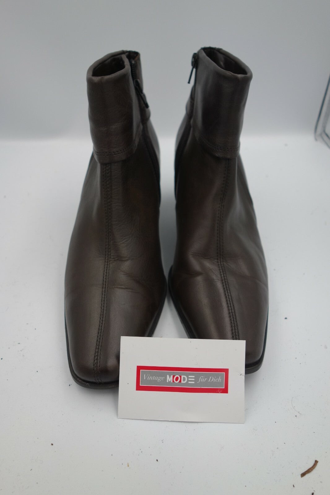 ES0102 Damen Stiefeletten von Zanon&Zago, dunkelbraun, 410