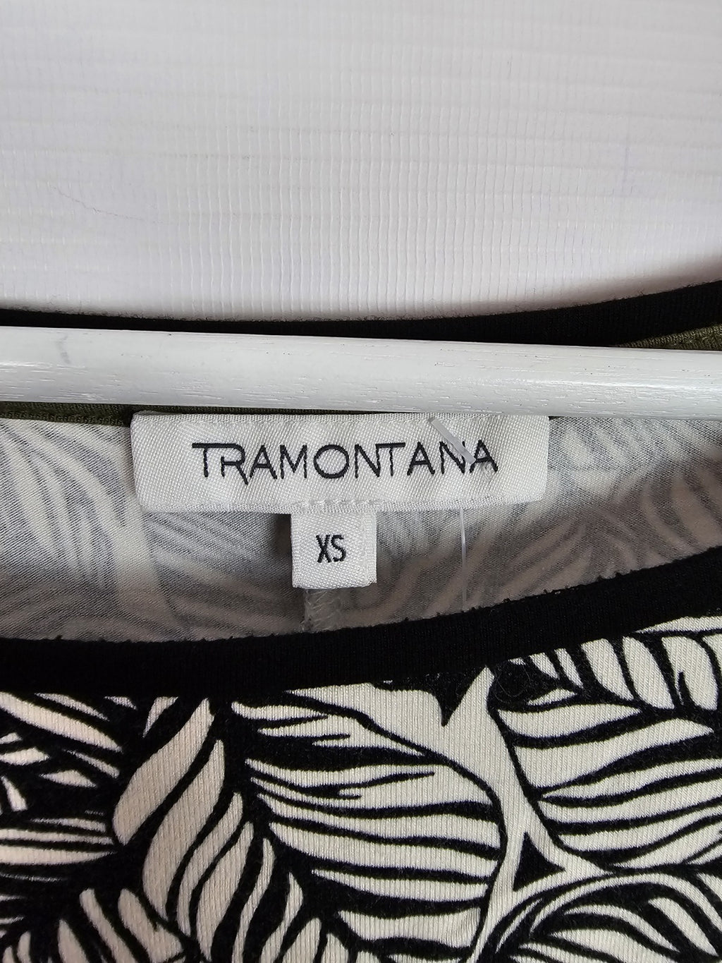 EK8382 Damen T-Shirt von Tramontana, Schwarz/Weiß,  Gr. XS2