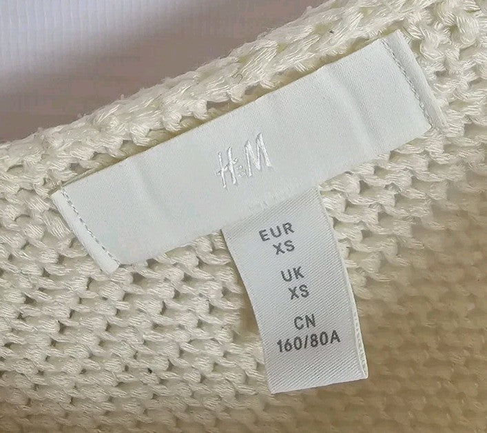 EK10133 Damen T-Shirt H&M, weiß, Gr.XS1