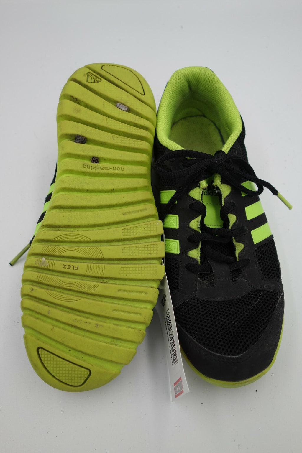 ES0180 Sneaker Kinder von adidas, schwarz-grün, 366