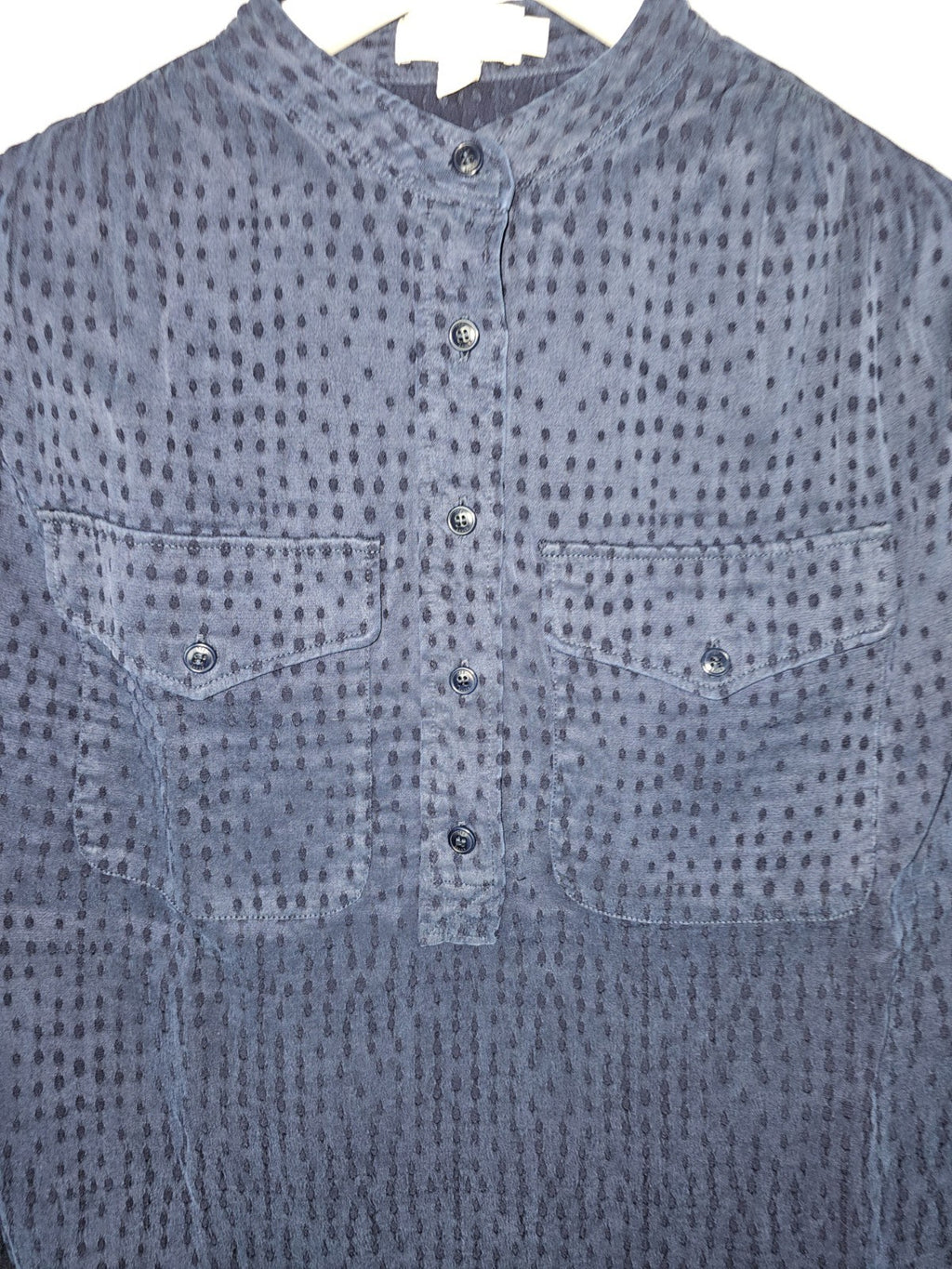 EK9105 Damen Bluse von Ted Baker, Dunkelblau, Gr. 2 Ca L-XL1