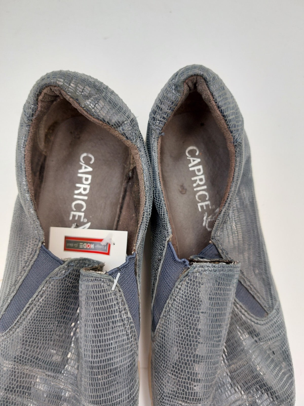 ES0399 Damen Halbschuhe von Caprice, graublau, Gr. 364