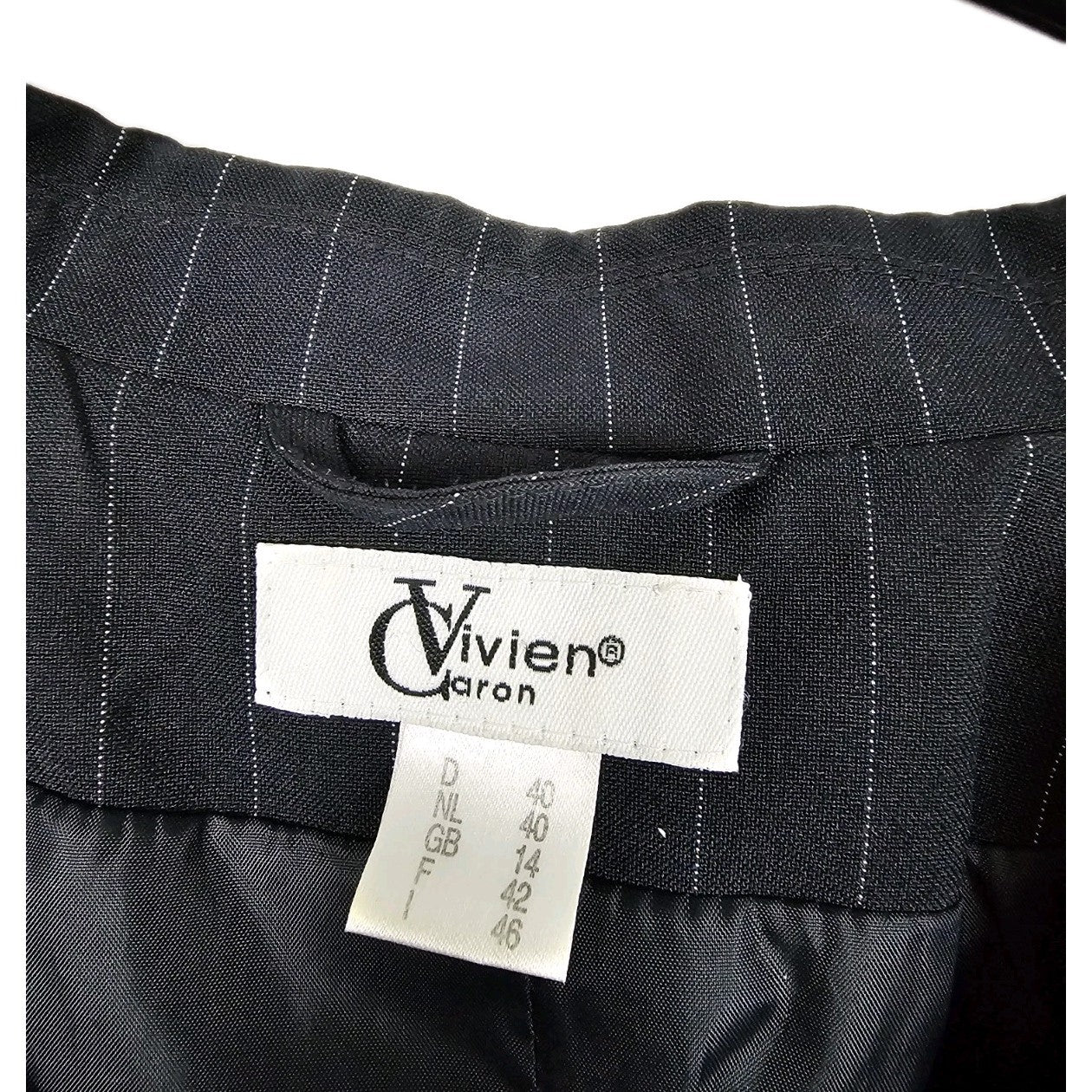 EK10672 Herren Anzug von Vivien Caron, Schwarz, Gr. 401