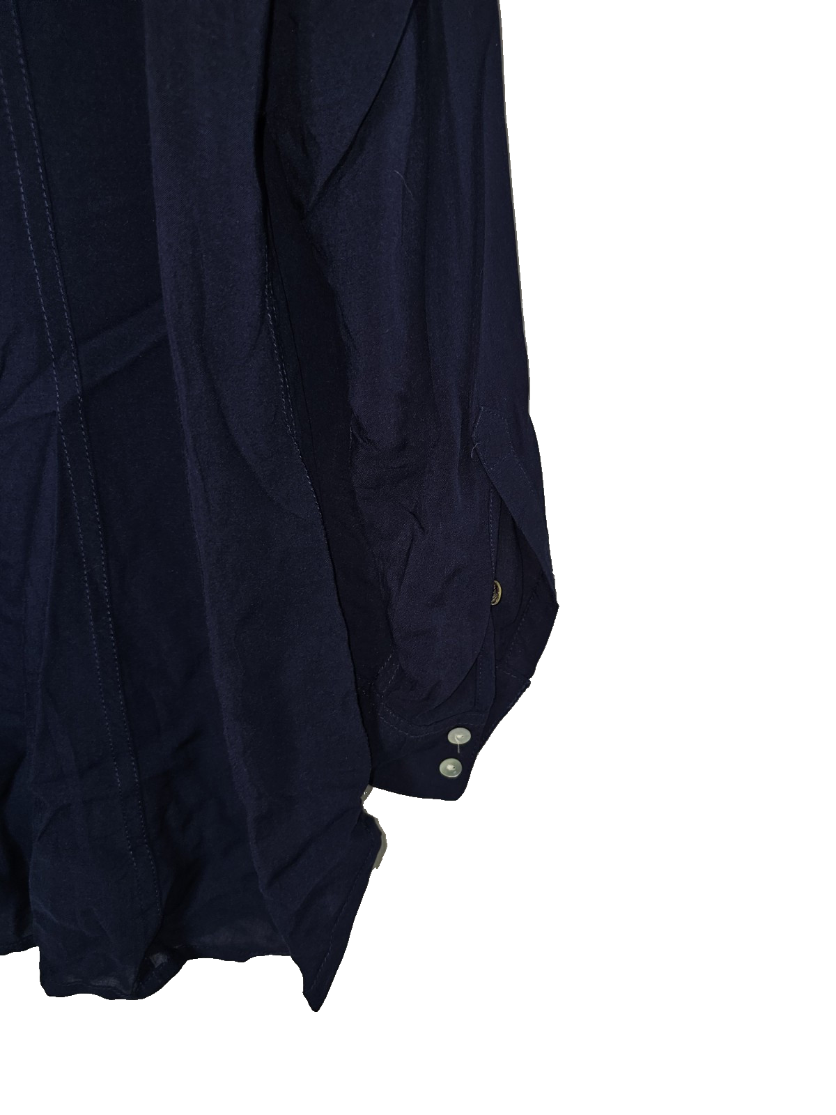 EK7399 Damen Bluse von H&M, Dunkelblau, Gr.484
