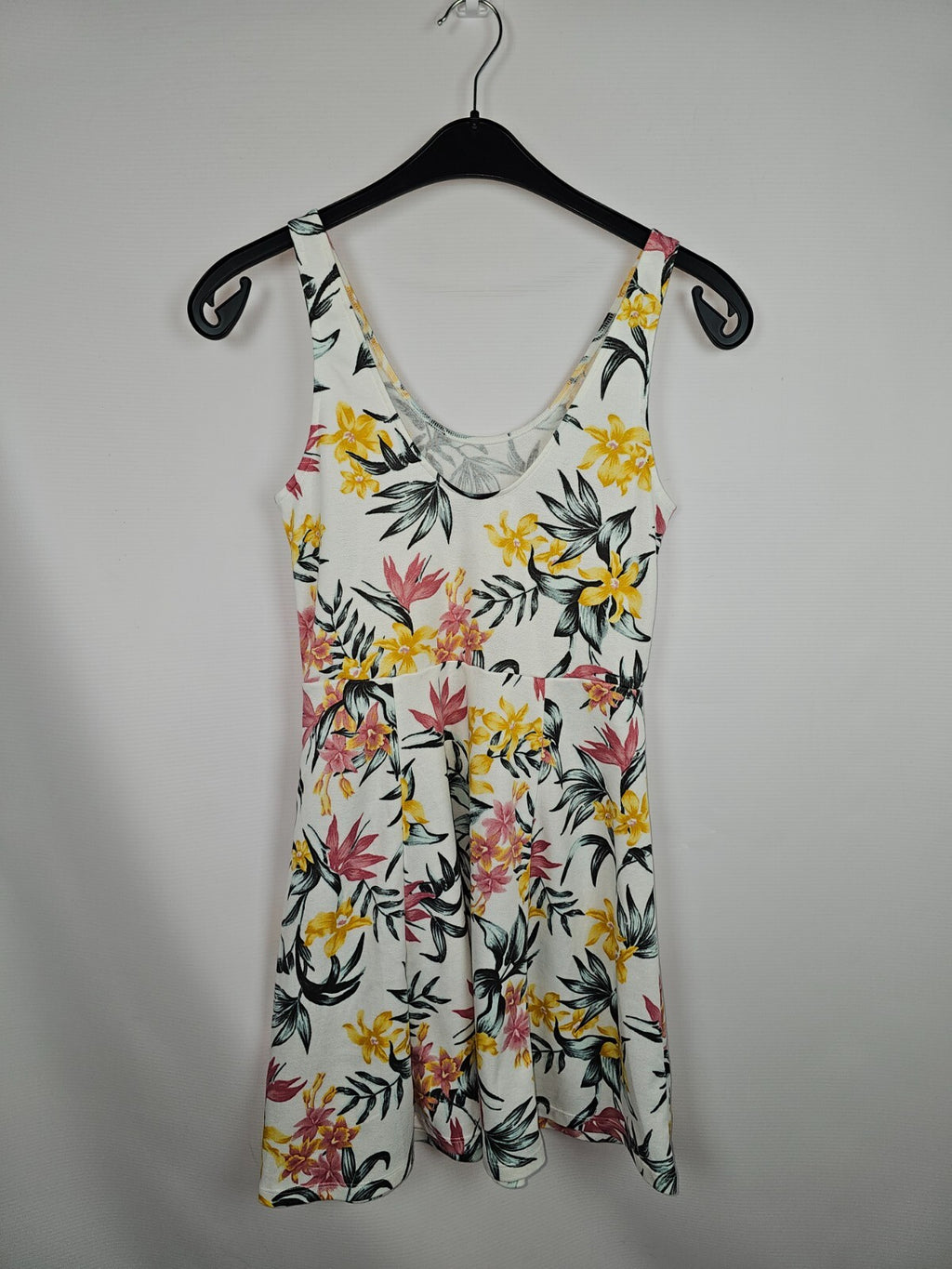 EK6398 Damen Kleid, weiß/ Mehrfarbig, Gr.:401
