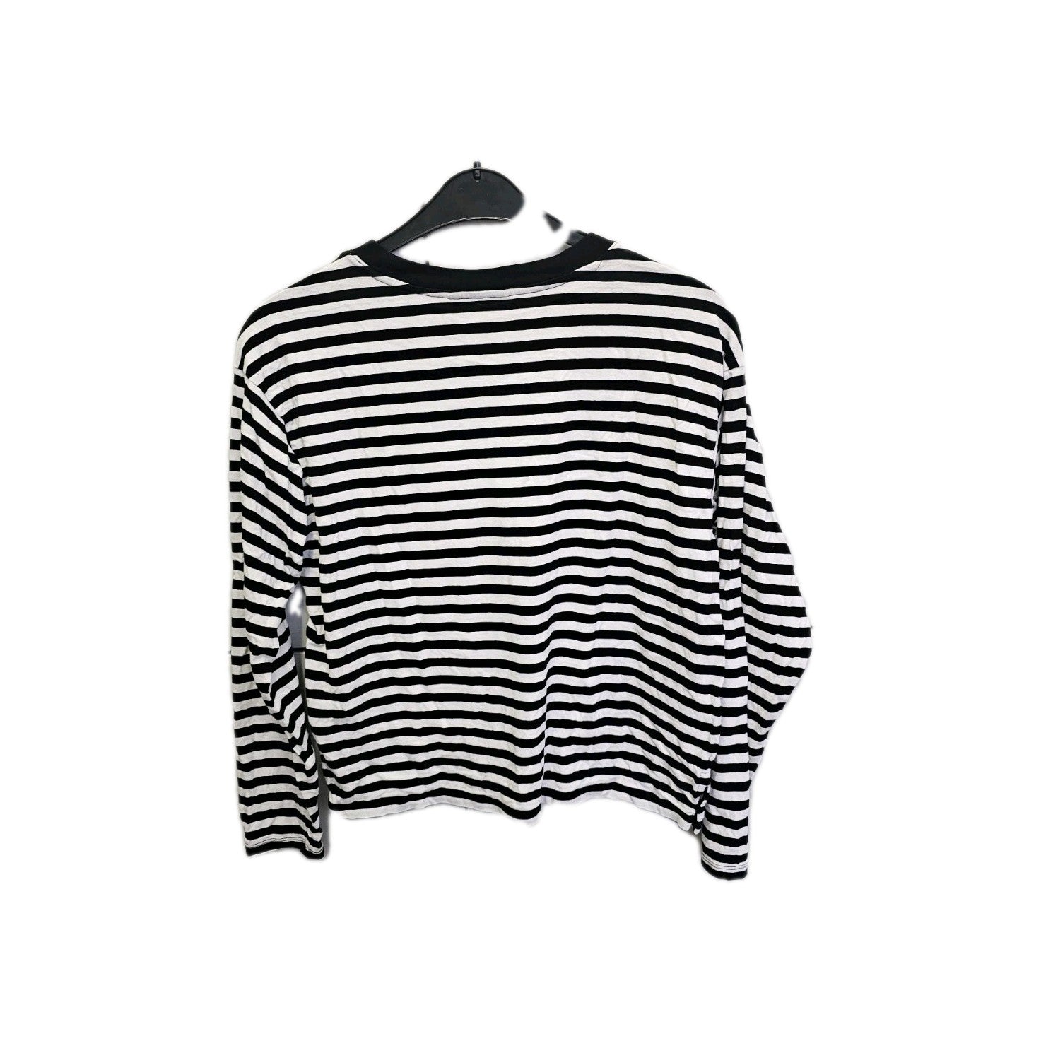 EK6365 Damen Tshirt Bon MONKL , Schwarz Weiß Gestreift, Gr. S2
