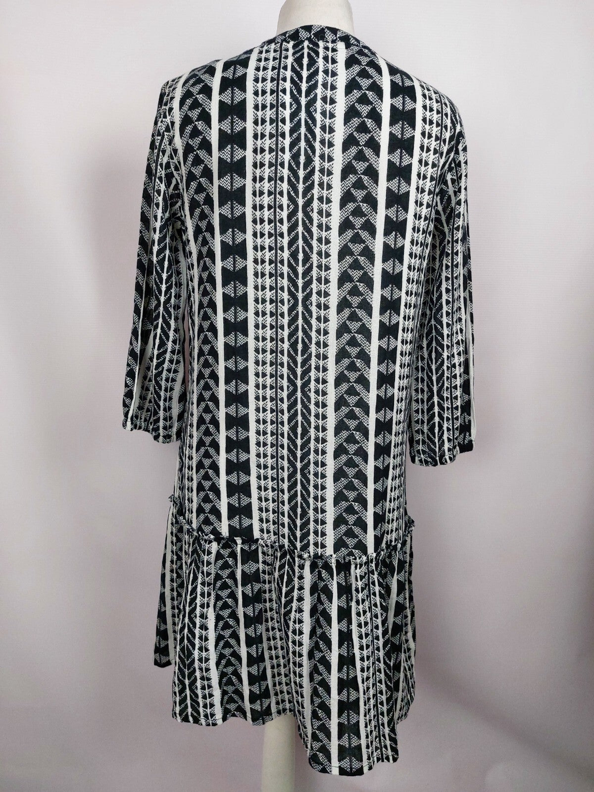 EK4788 Damen Kleid von Street One, schwarz/weiß, Gr. 343