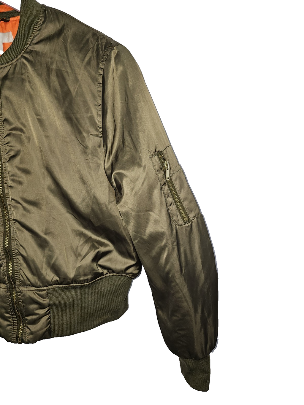 EK7946 Mädchen Jacke von H&M, grün, Gr.362