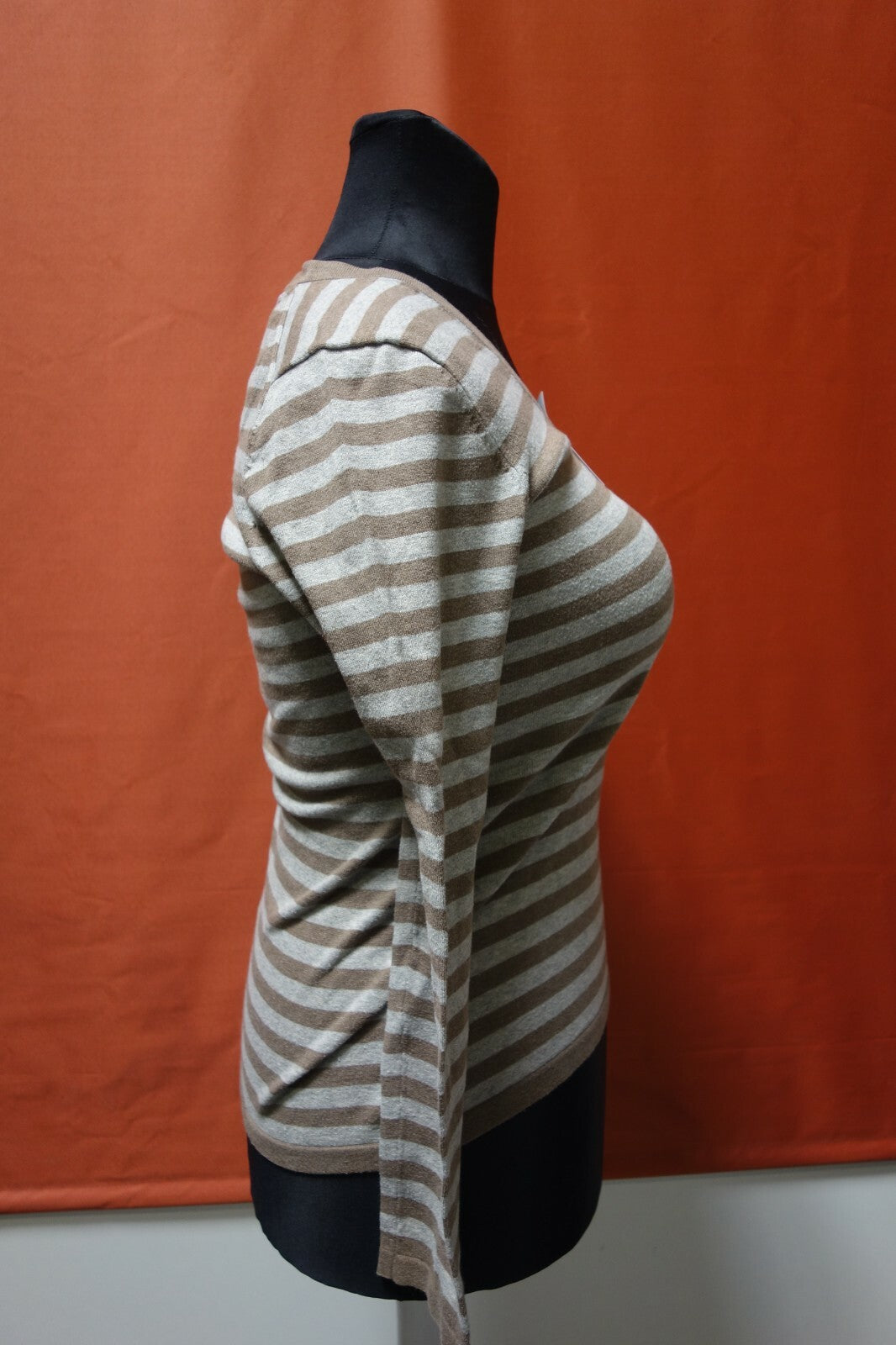 EK0165 Damen Pullover von Tommy Hilfiger, gestreift, L3