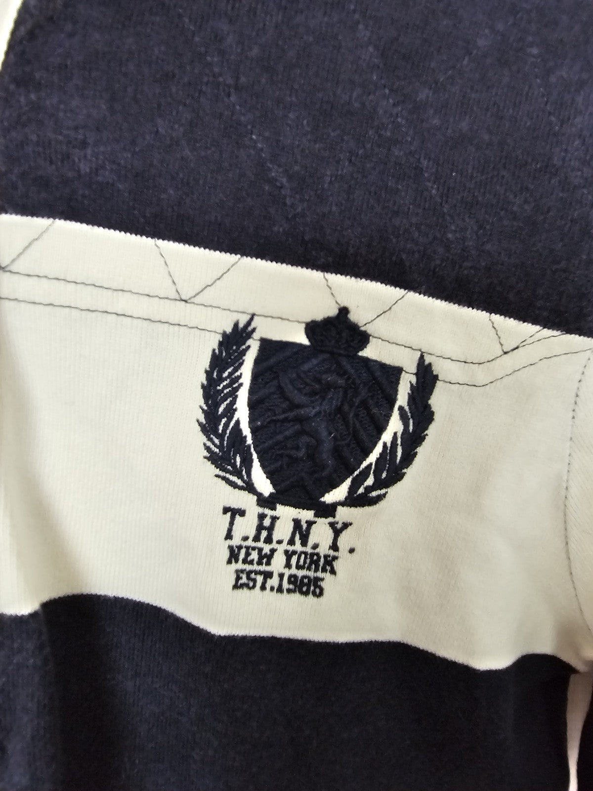 EK8704 Herren Hemd von Tommy Hilfiger, Blau/Weiß, Gr. S2