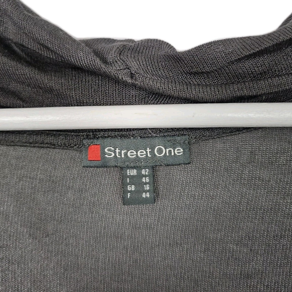 EK10885 Damen Strickjacke von Street One, Grau, Gr. 421