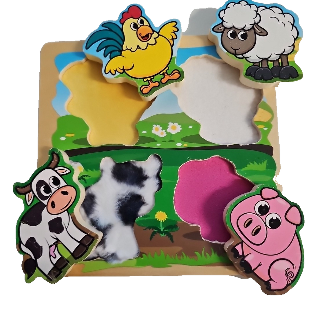 EB2686 Kinder Puzzel Spiel aus Holz von Eichhorn, 4 Teile1
