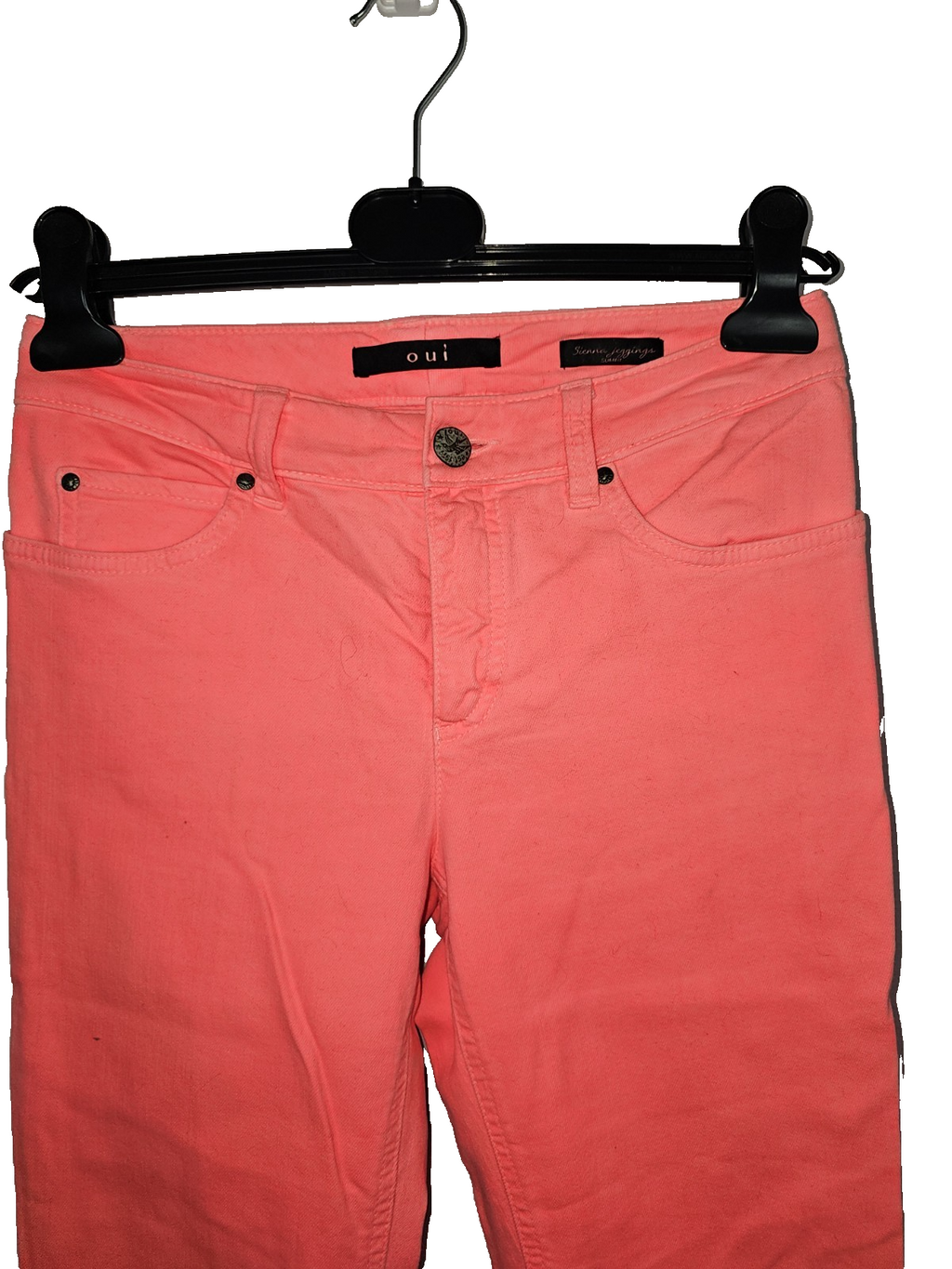 EK8568 Damen Jeans von Oui, Neon Orange, Gr. 341