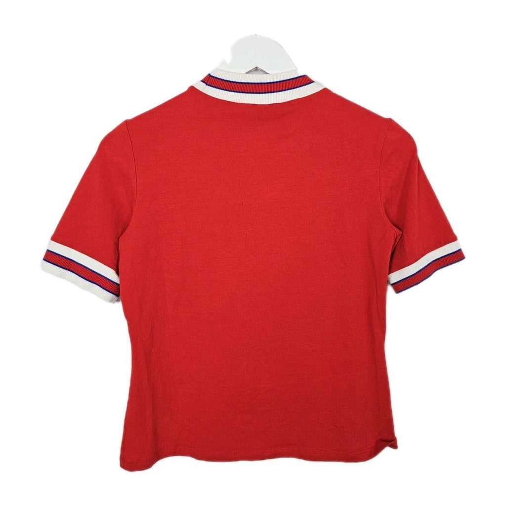 EK11070 Damen T-Shirt von Monki, Rot, Gr. S3