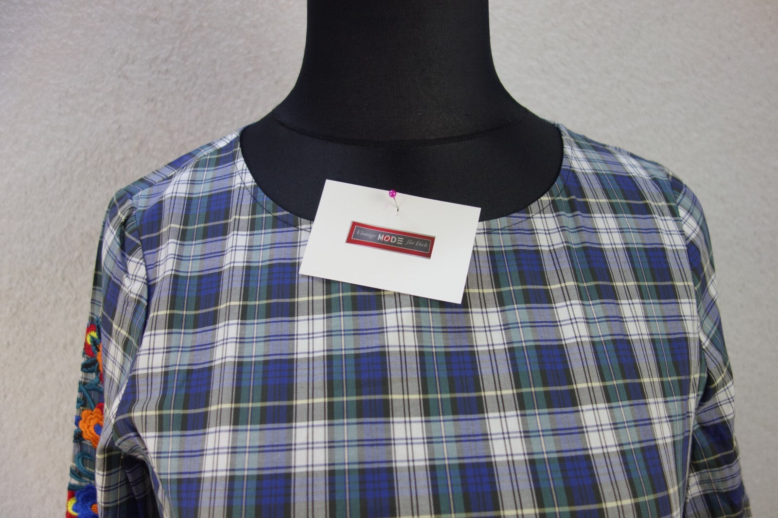 EK4122 Damen Bluse von EDC, blau-grün, Gr.M1