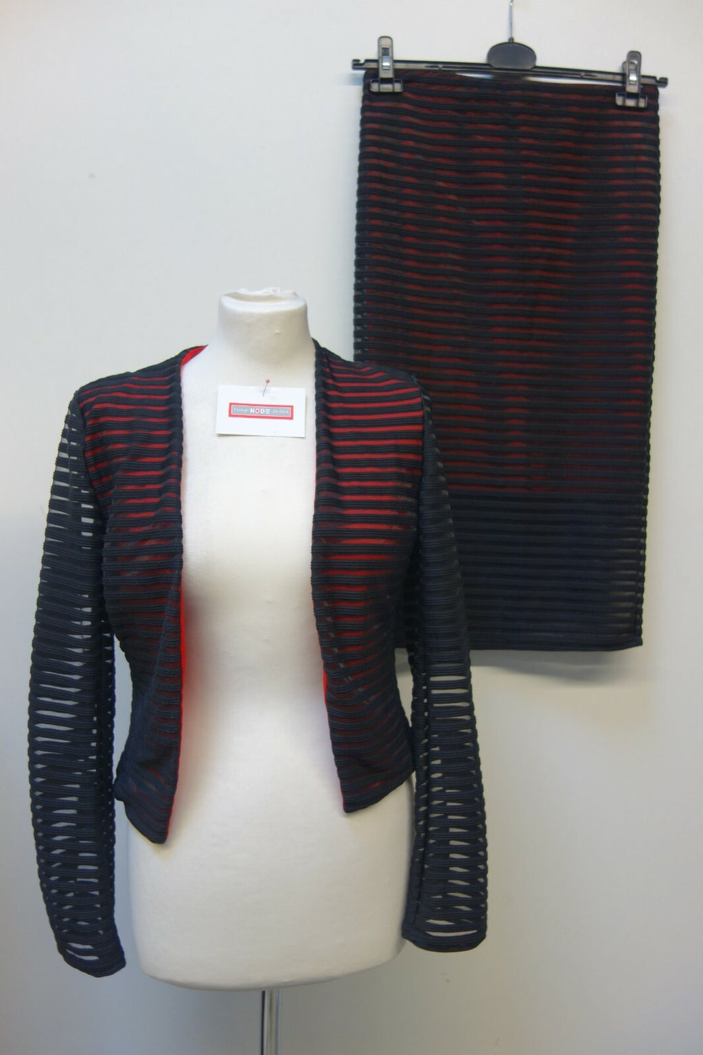 EK1771 Damen Set von Tout Tout, schwarz/rot, Gr. 34/360